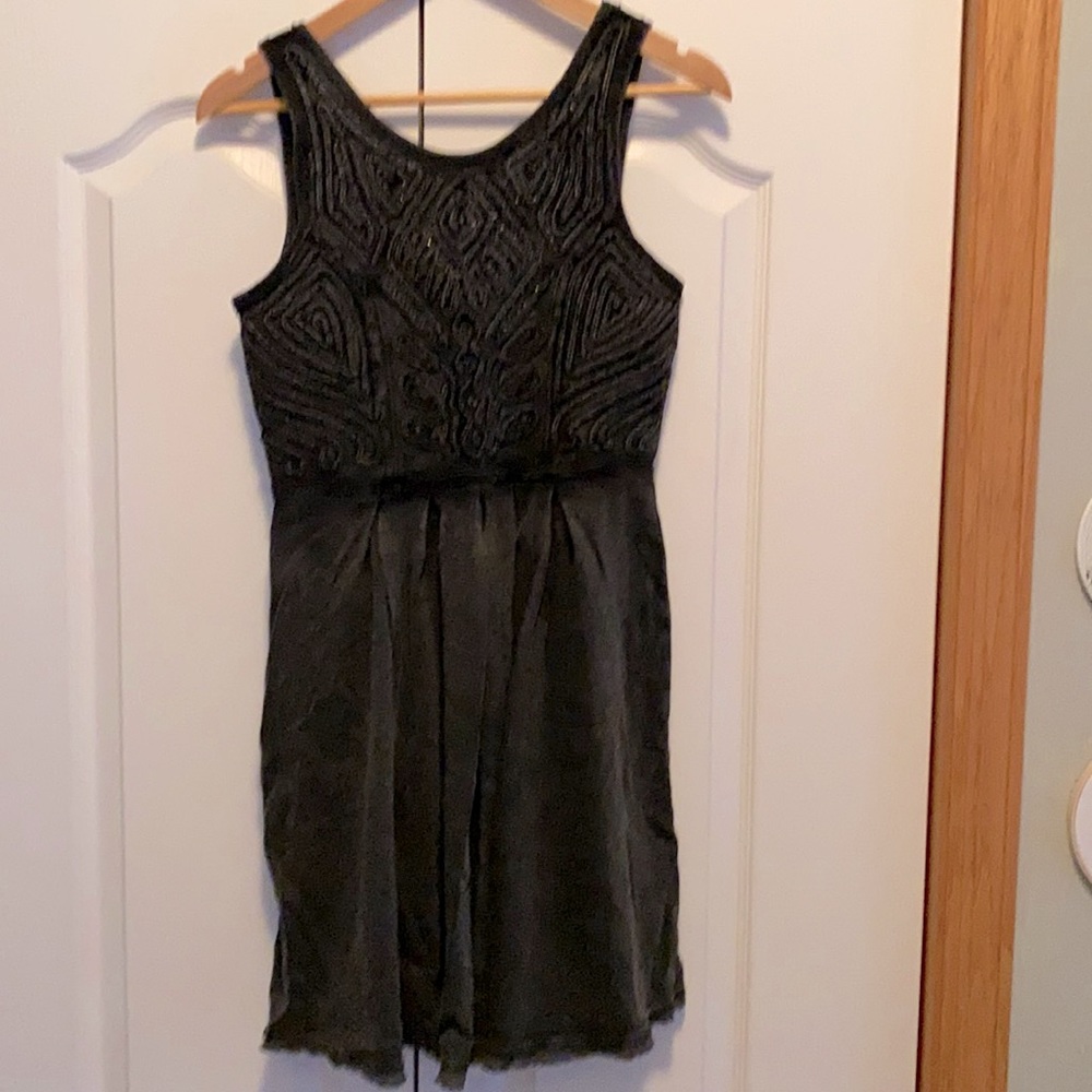 Free People M Charcoal Dress